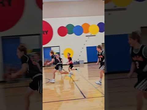 Video of two passes and a steal 