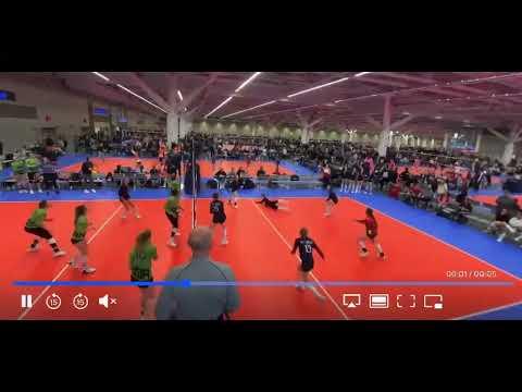 Video of Haley Buescher Libero #11 - red jersey