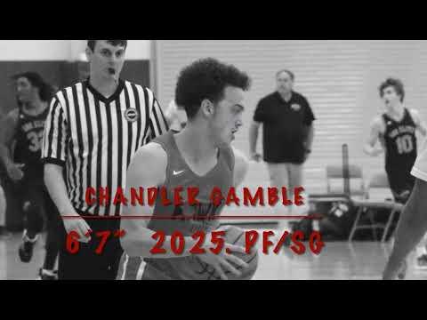 Video of Chandler Gamble 2025 6’7” PF/SG 