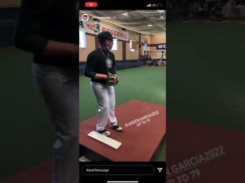 Video of Jaiden Garcia - RHP 2022 Uncommitted 