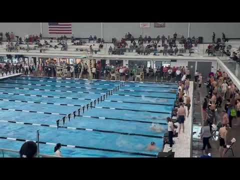 Video of 100 Fly SCY (50.86) Lane 8 (Second From Top)