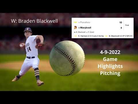 Video of April 9, 2022 - Game Highlights Pitching - ILH Game