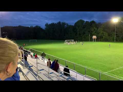 Video of Corner kick, one touch goal 