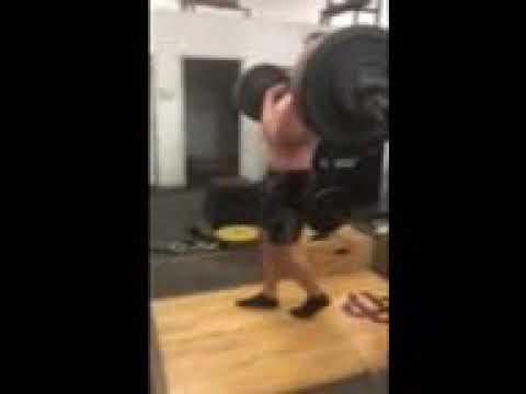 Video of Connor Herford Junior Year 255 Power Clean