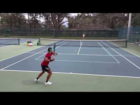 Video of Tennis recruitment video -Jeffrey A. Matos