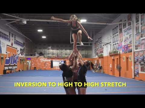 Video of Level 4/5/6 Stunts (Lindsey P-Flyer)