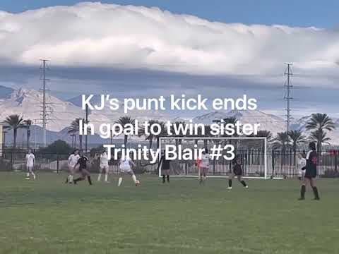 Video of KJ Blair Goal Keeper 2023 “Unbreakable Moments” Las Vegas