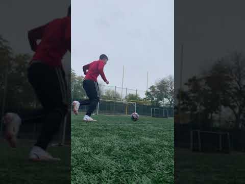 Video of Shooting drills with strong foot outside the box