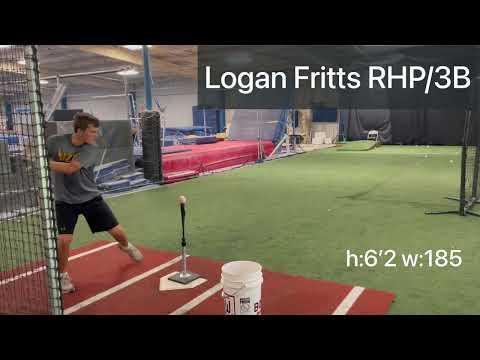 Video of Logan Fritts 2023 Tee Work