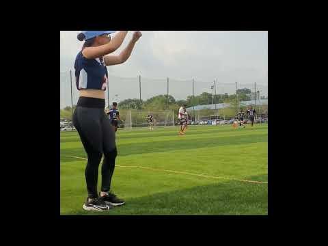 Video of Flag football qb/wr highlights