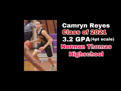 Video of Camryn Reyes c/o 2021 6’4 SG/PG—2019/20 season film