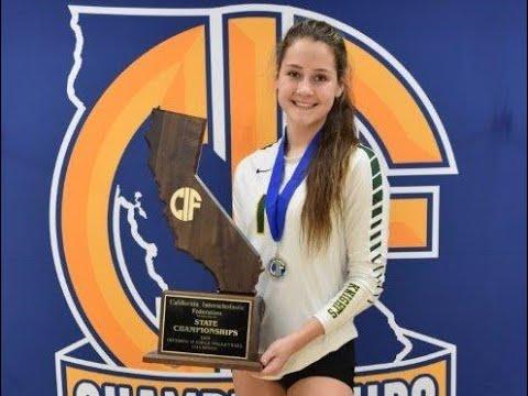 Video of Jenna Holmes,2020 OH,2019 CIF, Regional, & State win highlights with commentary