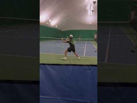 Video of Cross court warm-up