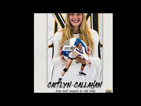 Video of Caitlyn Callahan PSAC ROY/1st Team All-PSAC/2nd Team All Atlantic Region