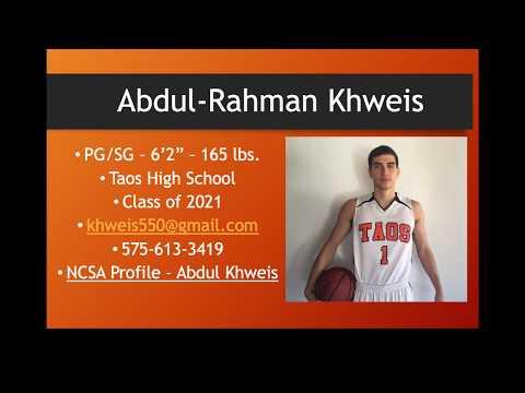 Video of Abdul Khweis Basketball Highlight Tape