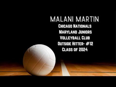 Video of Malani Martin Volleyball Highlight #6 Chicago Nationals