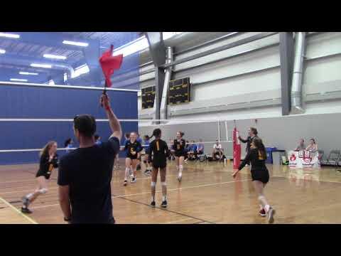 Video of U15 Girls Volleyball Calgary - Lourdes Kelsick, Middle (F)