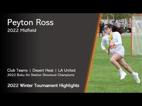 Video of 2022 Winter Tournament Highlights Peyton Ross 2022