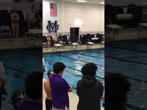 Video of Lane 3 backstroke