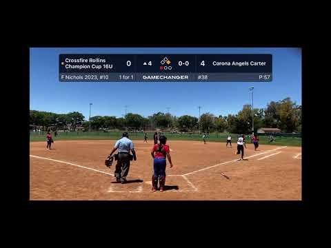 Video of Right Field catch Champions Cup 07.2022