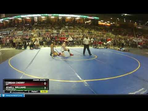 Video of 1A 138 lbs Champ. Round 1 - Corban Cherry, Bay vs Jewell Williams, Jensen Beach