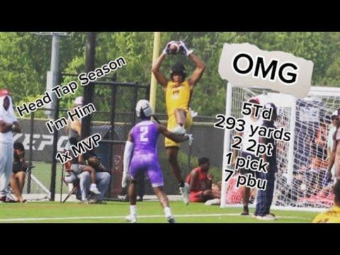 Video of 7v7 highlights from (The Show) all star 7v7 tournament/camp