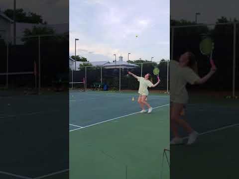 Video of Practice serving