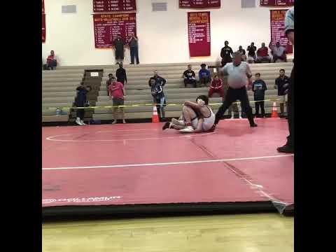 Video of Zach Weidler beating Chase Gilles in OT advancing to States