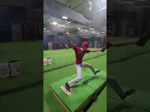 Video of Pitching Training on January 12, 2023