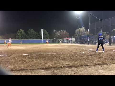 Video of Alaana Panu Hits a Double Nov 9, 2019 Stockton Batbusters Invitational Tournament