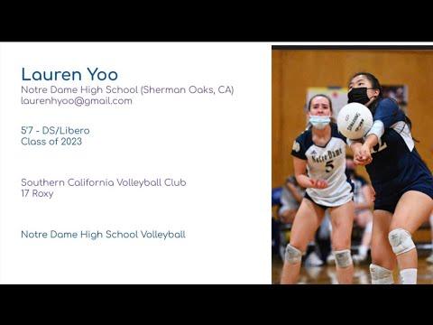 Video of Lauren Yoo Volleyball West Coast Cup