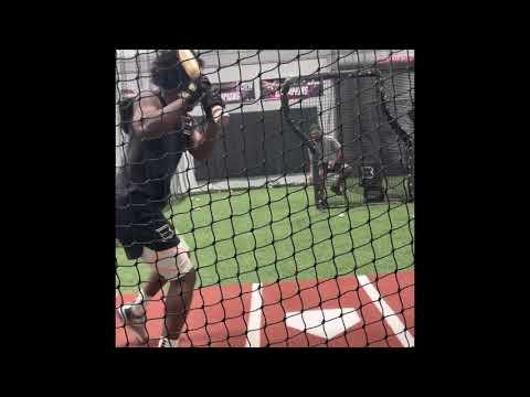 Video of Batting practice 