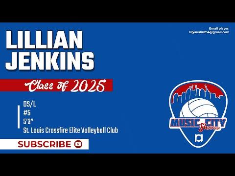 Video of Lillian Jenkins, 2025 5’3” DS/Libero —St. Louis Crossfire Elite Volleyball Club