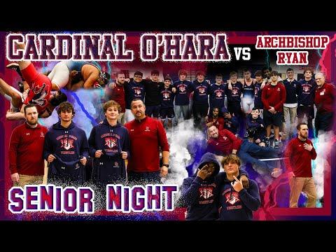 Video of Cardinal O'Hara vs Archbishop Ryan High School Wrestling. January 17, 2024