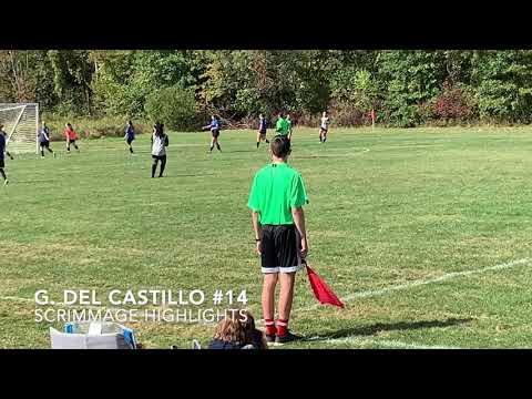 Video of G Del Castillo #14 Scrimmage Highlights OCT 3