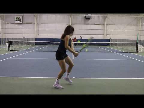 Video of Alyssa Sarver tennis recruiting 2018