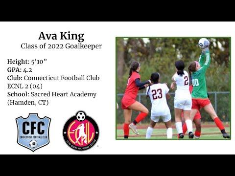 Video of Ava King Goalkeeper Sacred Heart Academy Distribution Fall 2020