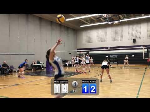 Video of FCVC cypress set 1