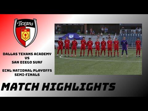 Video of ECNL National Semi-Finals vs San Diego Surf