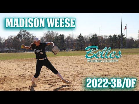 Video of 2022-3B/OF Madison Weese Softball Skills Video