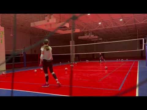 Video of Claire Hester DS/Libero Serving