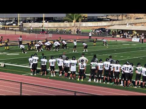 Video of 1st TD run Freshman season Hilltop Lancers.