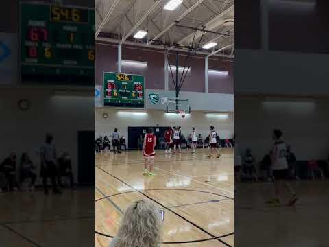 Video of Ethan scores the go-ahead basket.