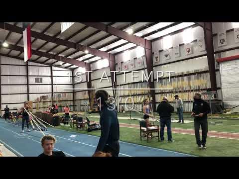 Video of Mac Vault Valentine's Day Meet  - 13'0" PR  - 2/20/21