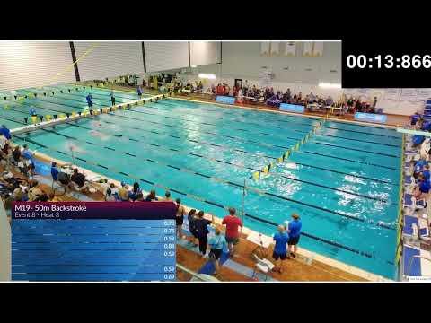 Video of Ben Schell 50m backstroke July 19, 2023