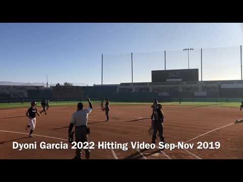 Video of Dyoni Garcia 2022 Hitting Video Sep-Nov 2019