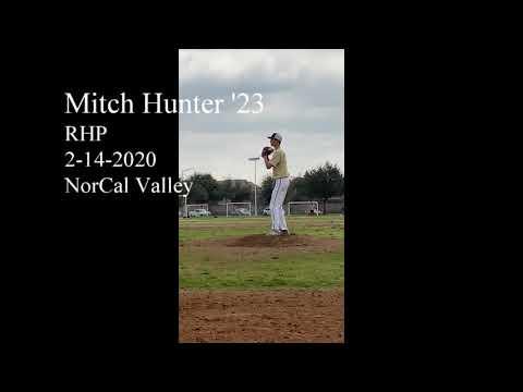 Video of Mitch Hunter 2-14-2020 RHP for NorCal Valley