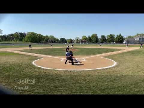 Video of Pitching/catching Varsity regular season