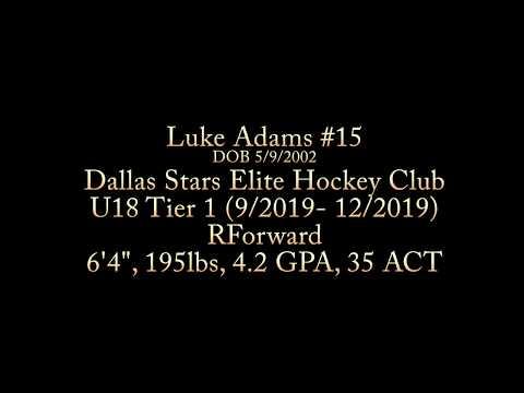 Video of Luke Adams #15 18U Fall 2019 Highlights