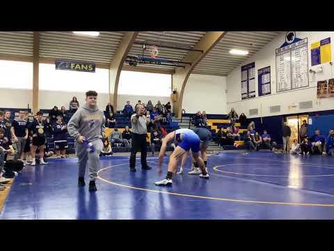 Video of Cole McLaughlin No.11 win by fall to the No.8 